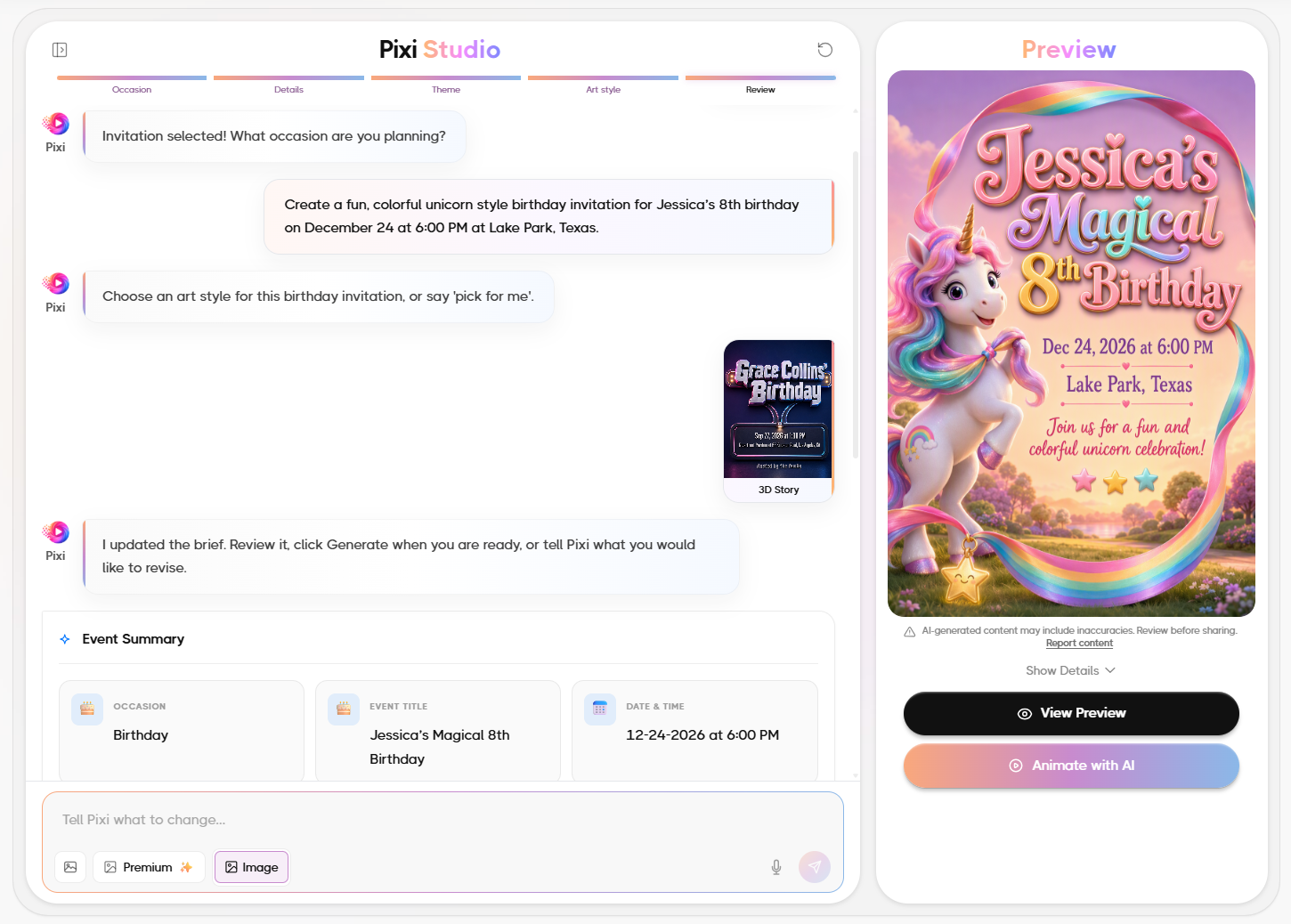 Pixivite invitation studio preview