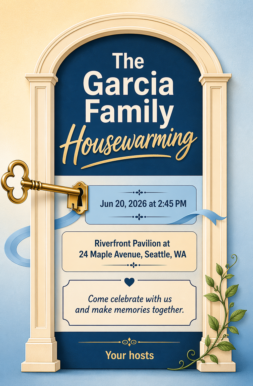 Apartment Warming housewarming invitation template