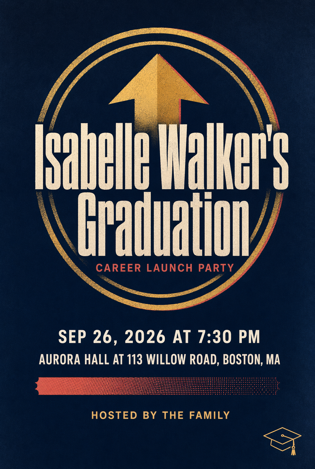 Graduation Career Launch Party (Poster)