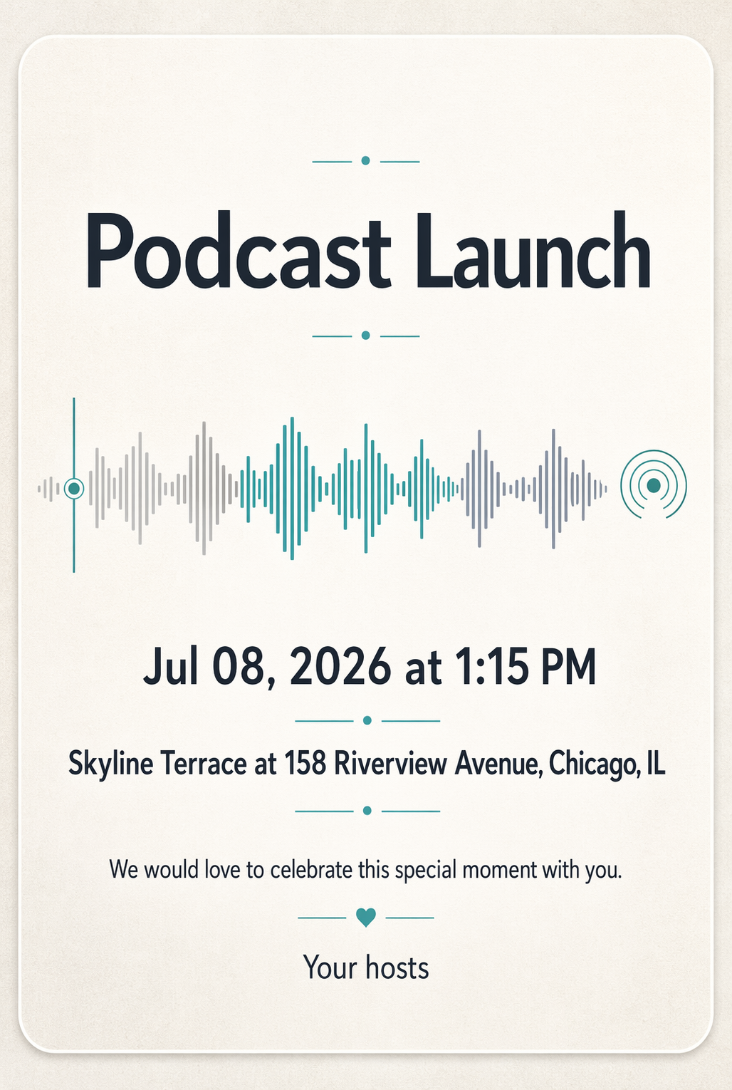 Other Event Podcast Launch (Info Card)