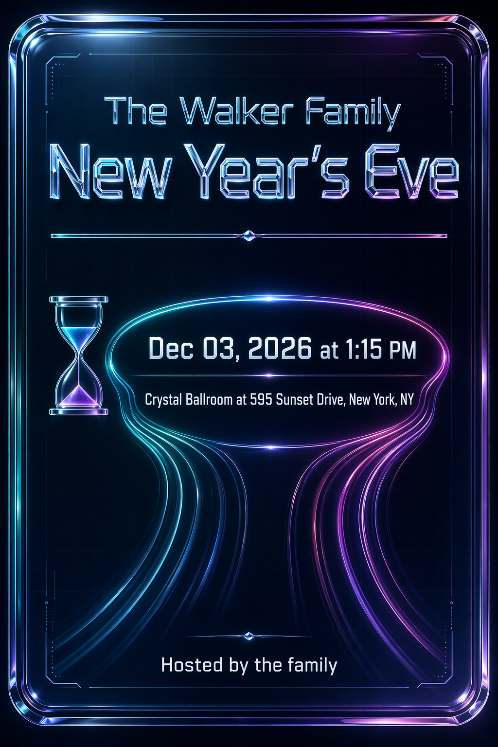 Neon Countdown New Year