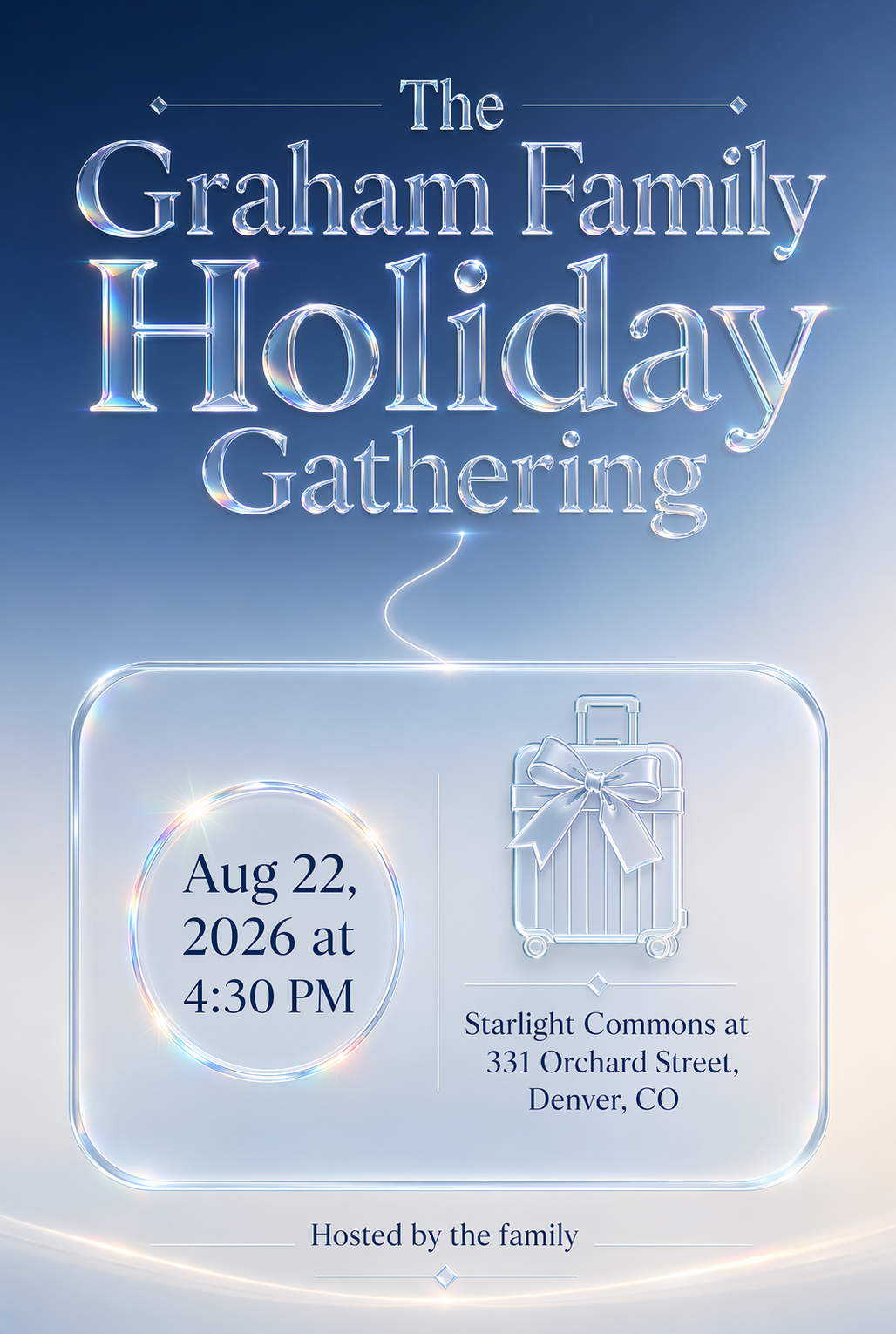 Holiday Girls Trip Getaway (Glass)