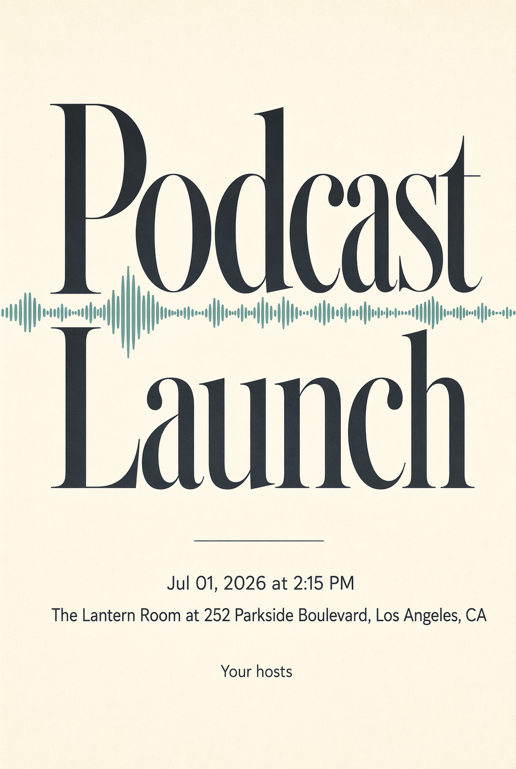 Other Event Podcast Launch (Editorial)