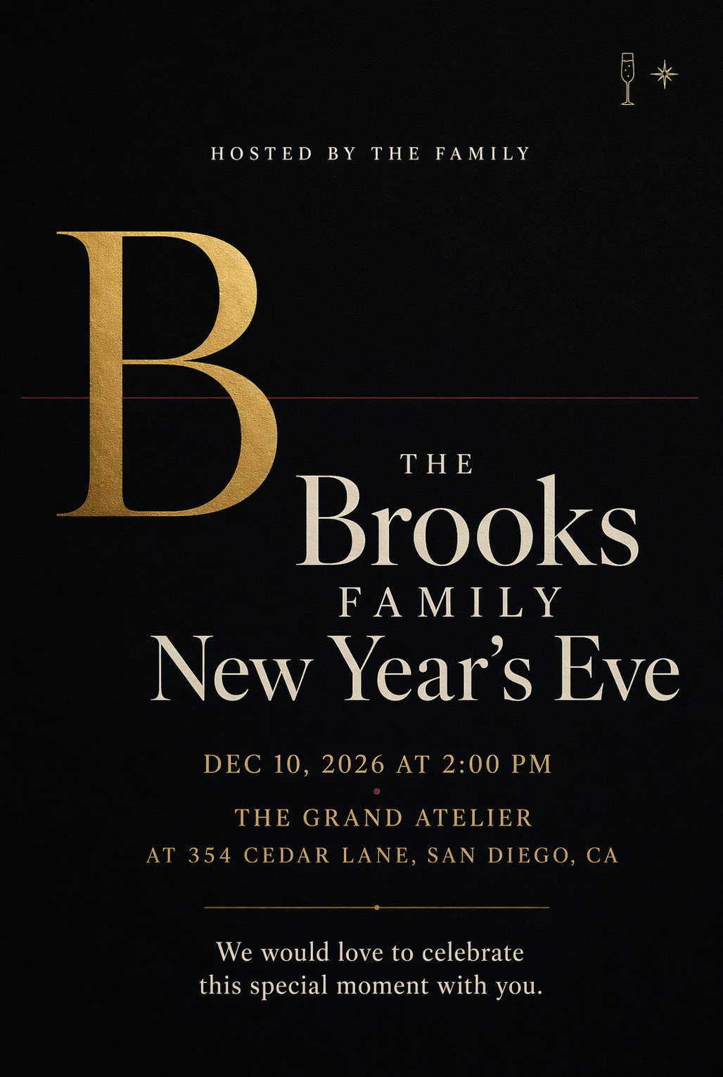 New Year Luxury Gala Night (Minimal)