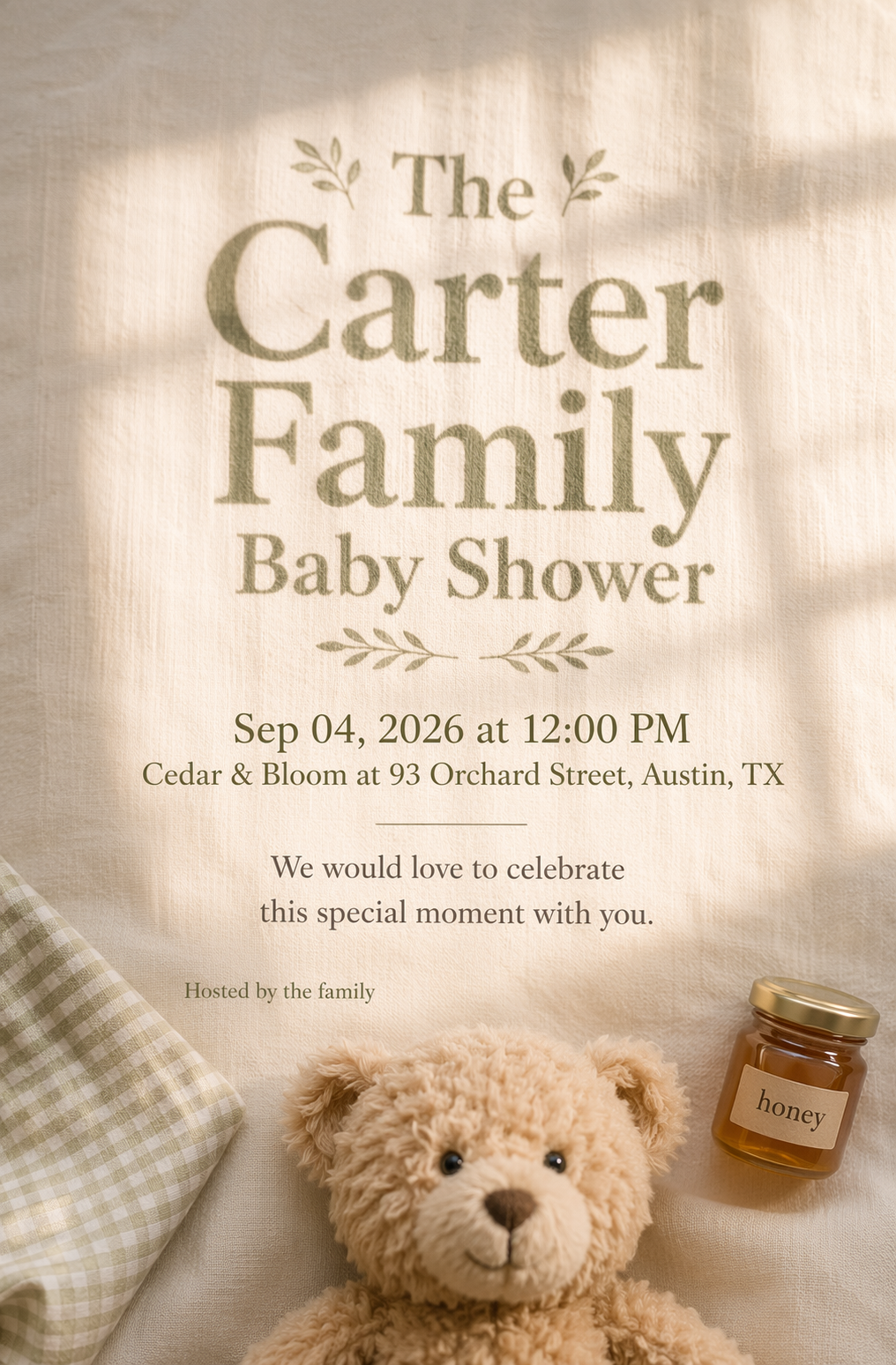 Baby Shower Teddy Bear Picnic (Photo)
