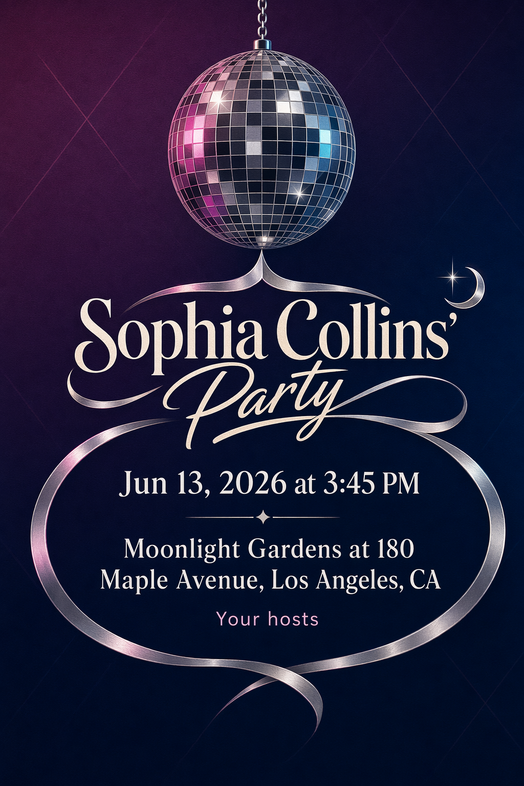 Party Mirrorball Disco (Illustrated)