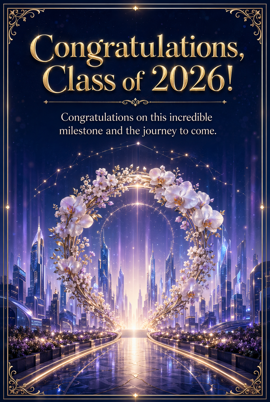 Future City Graduation Greeting