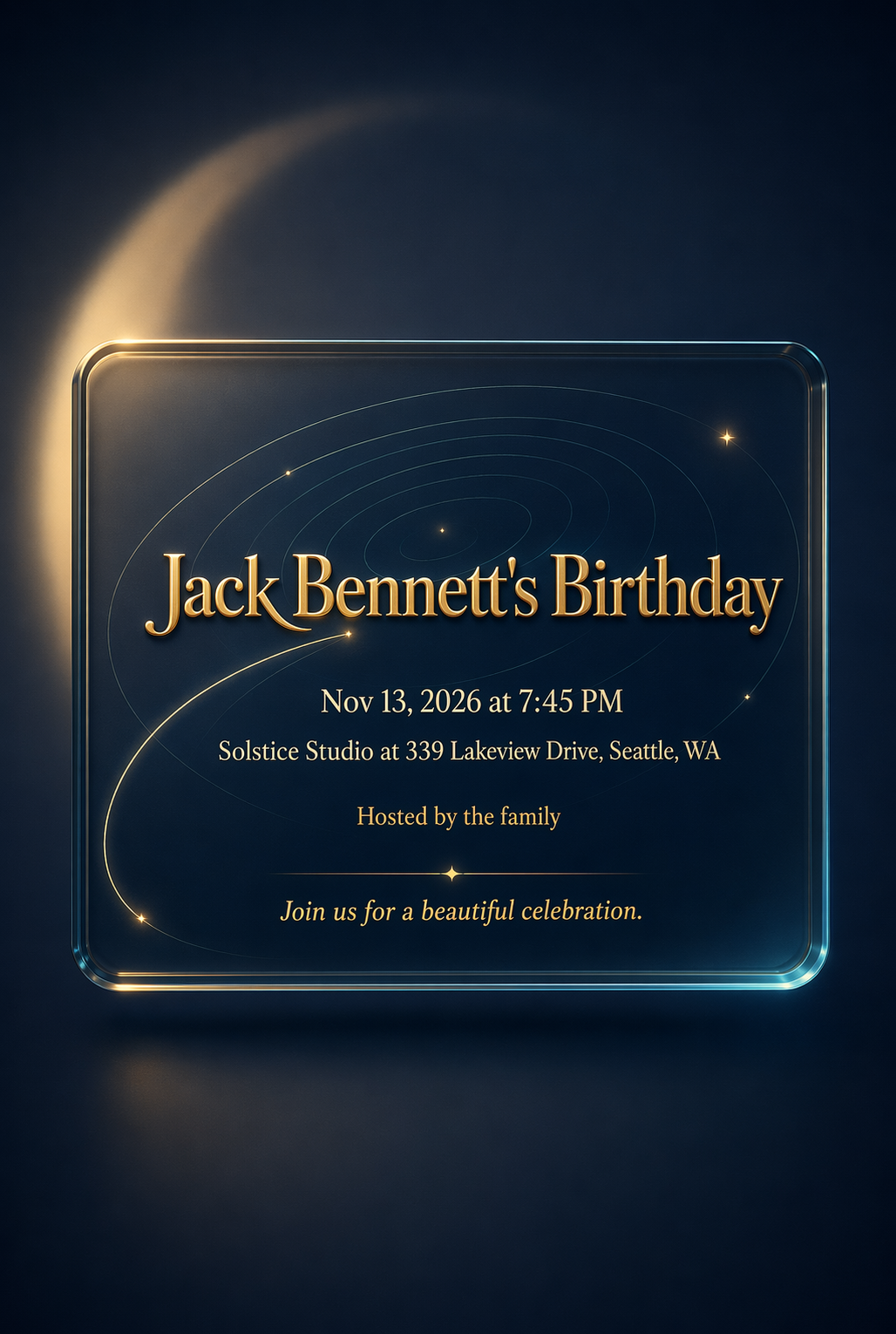 Space Explorer Birthday