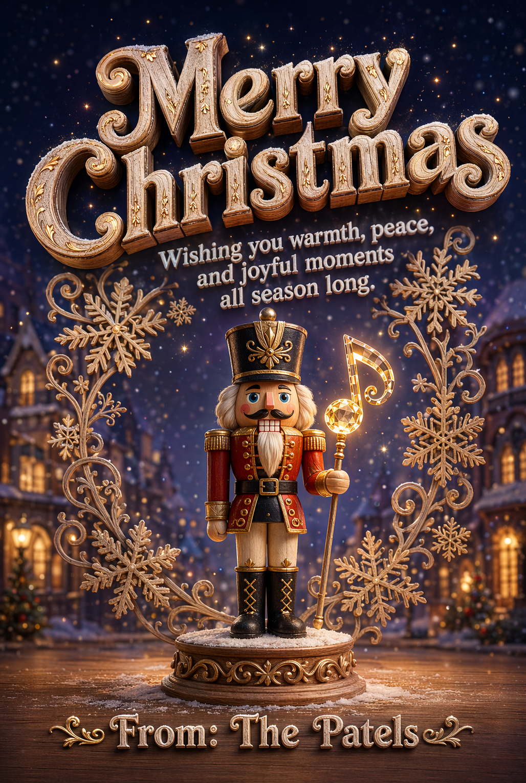 Nutcracker Fairytale Christmas Greeting